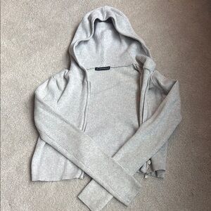 gray brandy melville hoodie
